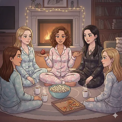 SCP Girls Sleep-over