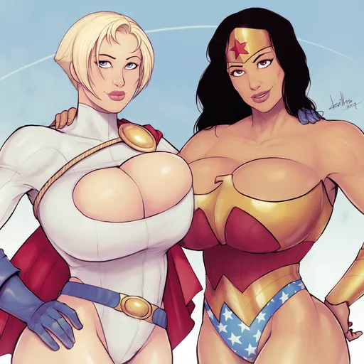 Wonder Woman and Power Girl