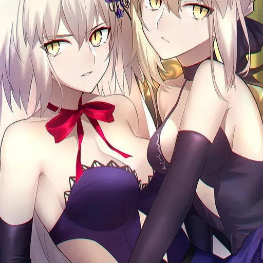 Artoria Alter and Jeanne Alter 